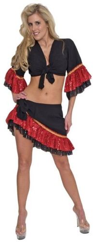 Women's Costume: Spice Red- Large