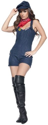 Women's Costume: Train Conductor- Extra Large