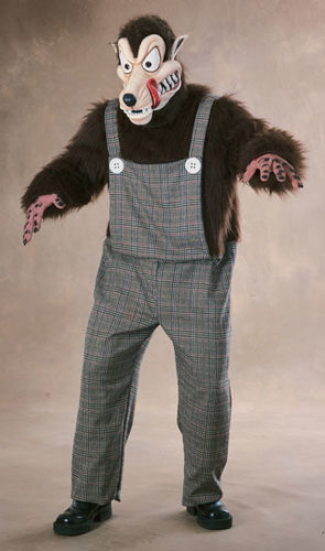 Wolf Big Bad w/Overalls