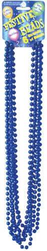 Beads 33In 7 1/2mm Royal Case Pack 4
