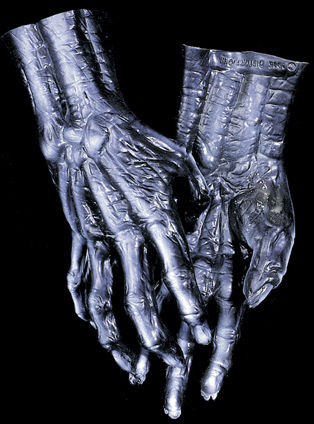Hands Skeleton Black