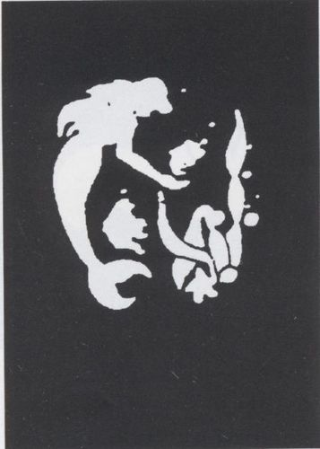Stencil Mermaid Fish Stainless