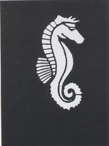 Stencil Seahorse Stainless