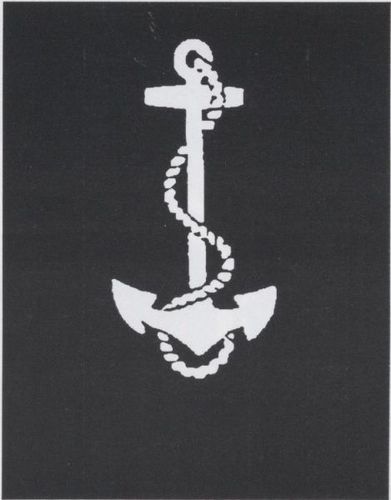 Stencil Anchor w/Rope Stainless
