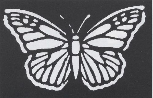 Stencil Butterfly Brass