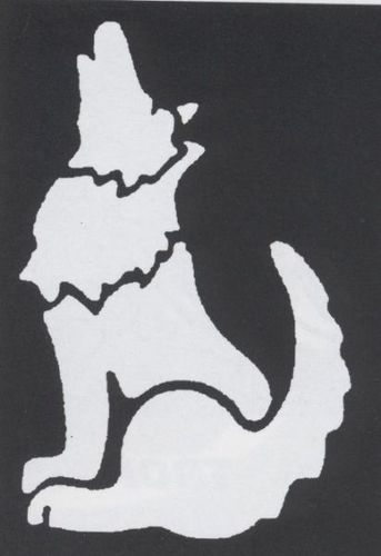 Stencil Coyote Brass