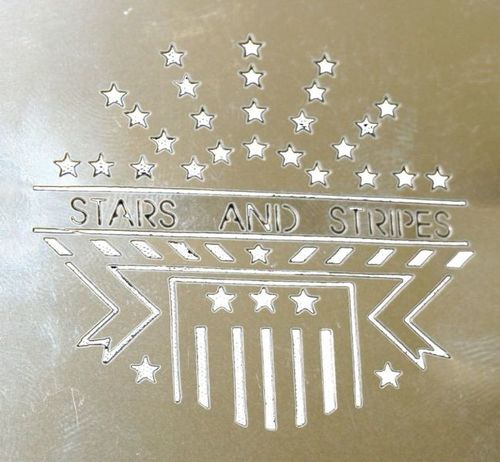 Stencil Stars Stripes Stainless