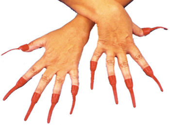 Nails Red Devil Case Pack 5