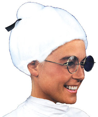 Wig Colonial Lady White
