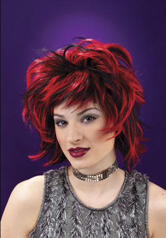 Wig Club Red Black