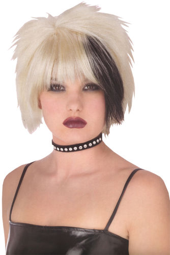 Pristine Punk Wig Black Blonde