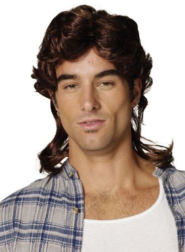 Mullet Wig Brown