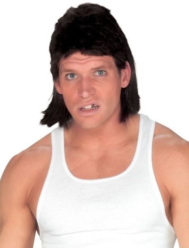 Mullet Wig Brown