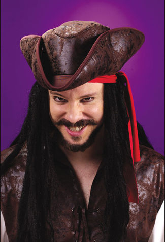 Hat Pirate Tricorn Deluxe