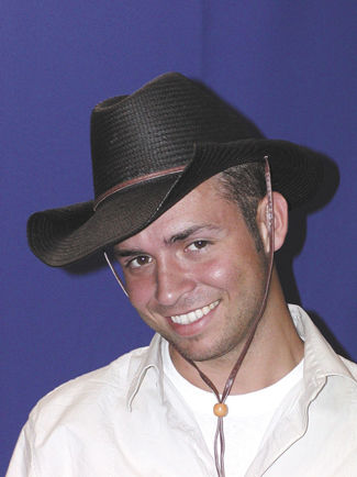 Cowboy Hat Rolled Black