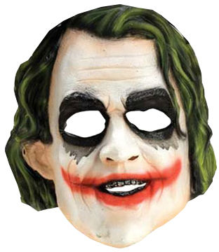 Joker 3/4 Vinyl Mask Child
