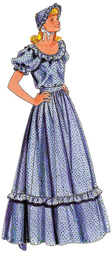 Sewing Pattern: Pioneer Dress- 2 Piece, Small Case Pack 3