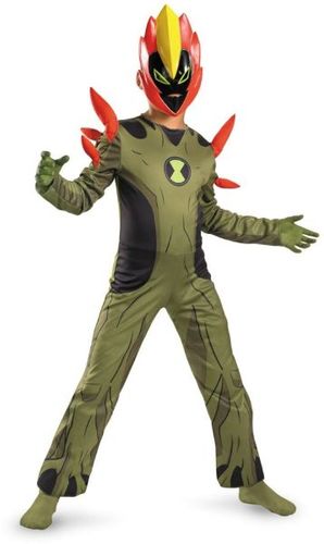 Swampfire Ben 10 Costume 4-6
