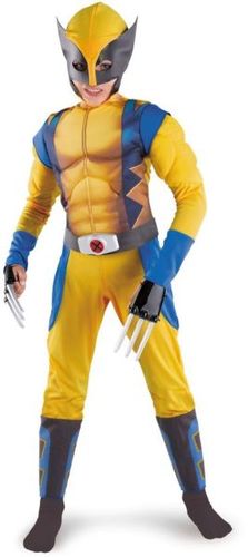 Boy's Costume: Wolverine Classic Muscle- Small