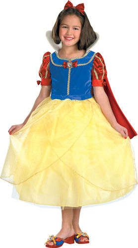 Girl's Costume: Snow White Deluxe- Medium