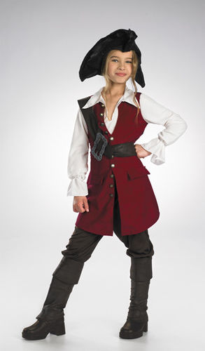 Elizabeth Pirate Child Deluxe 4 To 6X