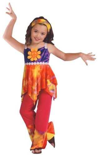 Hippie Tie Dye Child 12-14