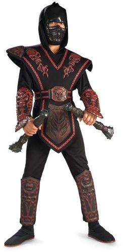 Red Skull Warrior Ninja Child M