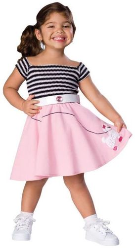 50'S Girl Costume Toddler