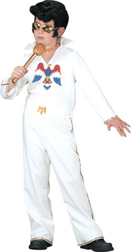 Elvis Child White Jumpsuit Small