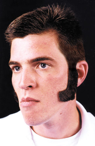 Sideburns Dark Brown