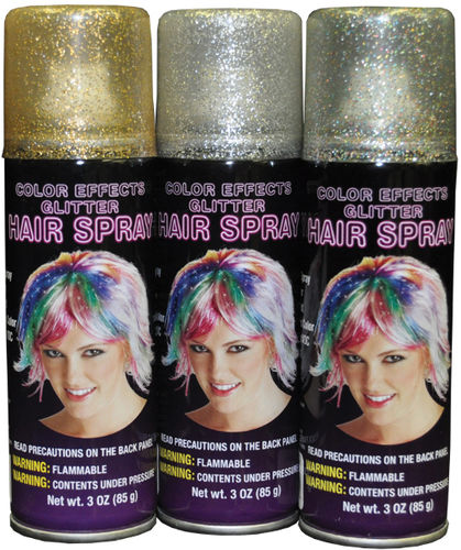 Costume Hairspray: Glitter Gold Case Pack 3