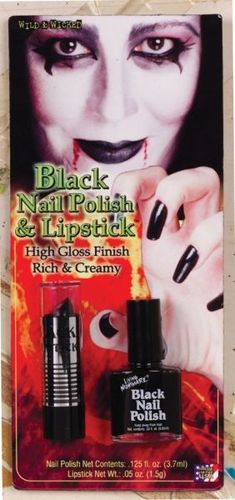 Lipstick Nail Polish Black Case Pack 2