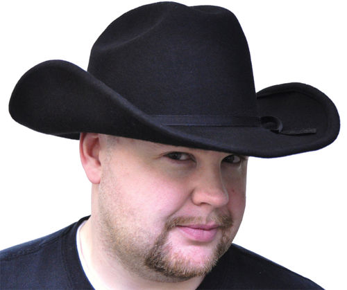 Cowboy Hat Black Felt Small