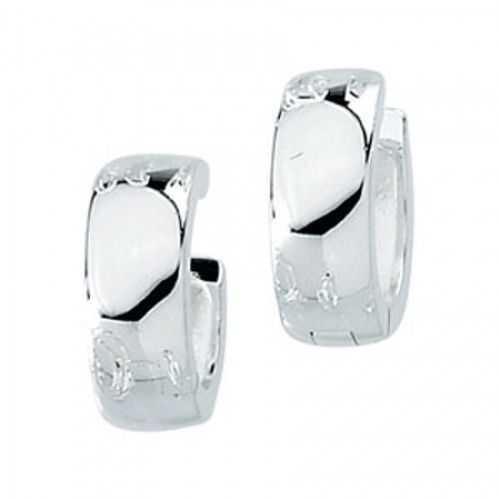 Sterling Silver Hoop Earrings - 14 Mm