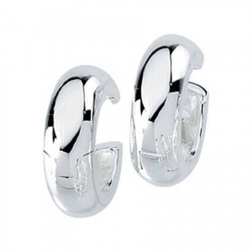925 Sterling Silver Hoop Earrings - 19 Mm Tall