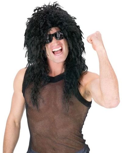 Headbanger Wig Black