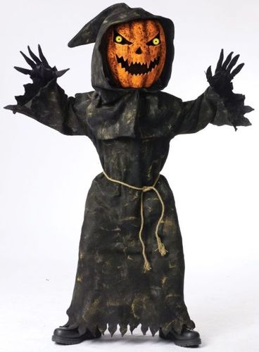 Bobble Head Pumpkin Child Med