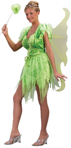Women's Costume: Neverland Fairy- Medium/Large