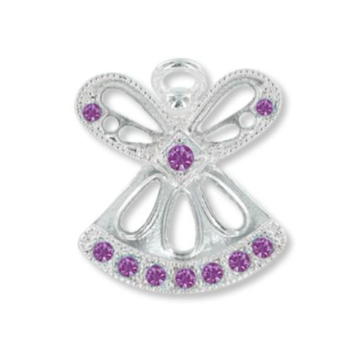 Wings and Wishes February Birthstone Angel Case Pack 28