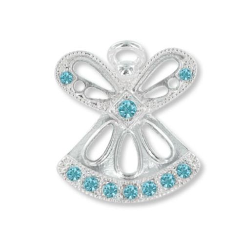Wings and Wishes March Birthstone Angel Case Pack 28