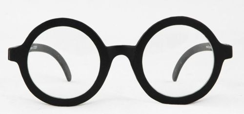 Glasses School Boys Black Clear Case Pack 2