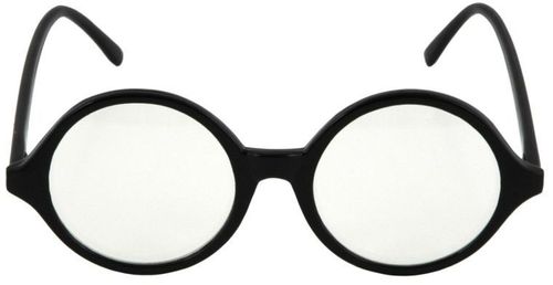 Glasses Professor Black Clear