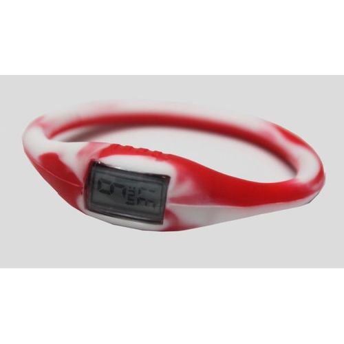 TRU: Silicone Sports Watch (Red/White) Case Pack 12