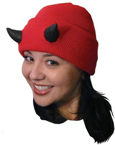 Creature Cap Red w/Horns