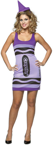 Women's Costume: Wisteria Crayola Tank- Medium