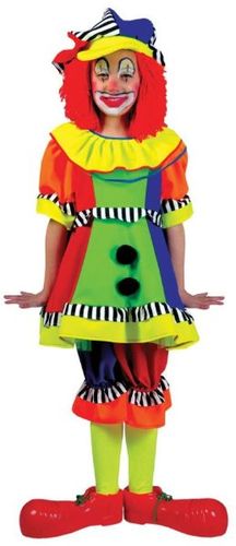 Spanky Stripes Children's Clown Costume- Small