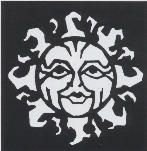 Stencil Sun Stainless Steel