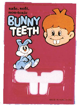 Bunny Teeth Blister Card Case Pack 5