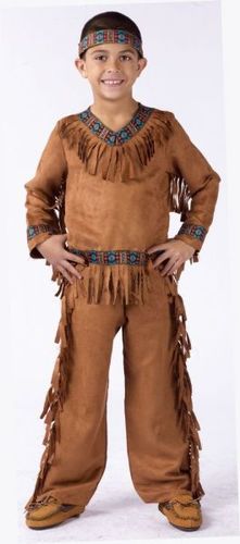 American Indian Boy Child Med