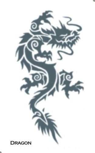 Tattoo Tribal Dragon Case Pack 2